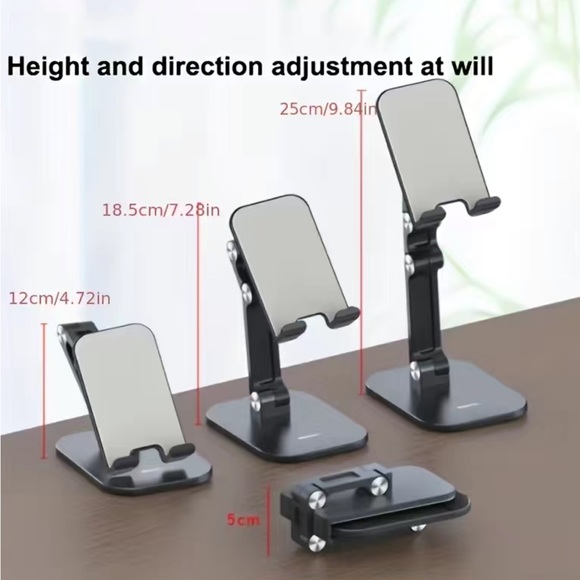 NIB Cell Phone/Tablet Stand - Folding, Lifting, Portable, Live Broadcast Stand - Picture 7 of 8